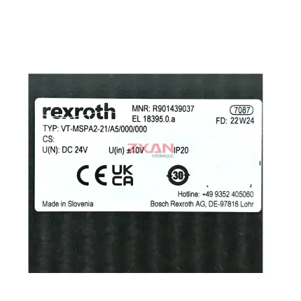 Rexroth R901439037 VT-MSPA2-21/A5/000/000
