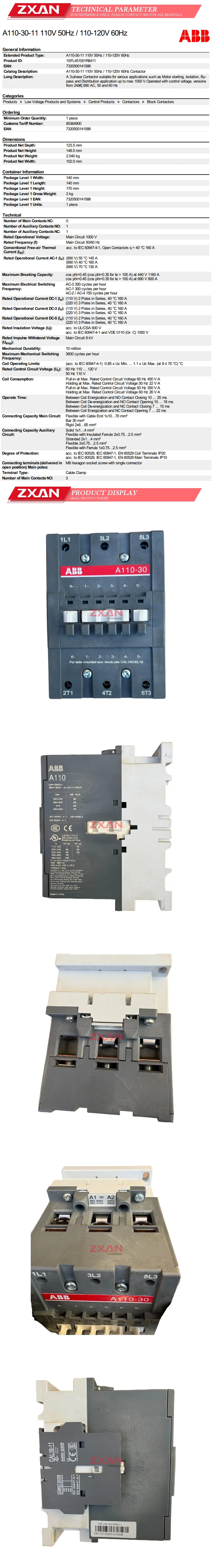 ABB A110-30 Description