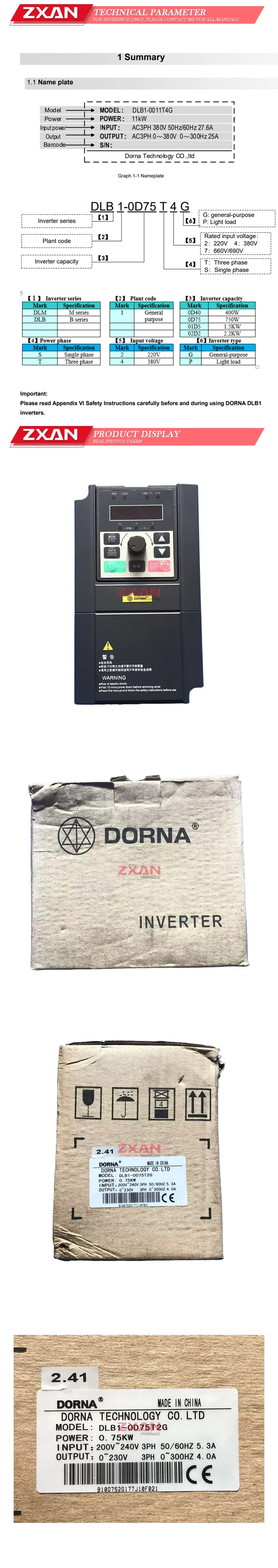 DORNA DLB1-0D75T2G Description
