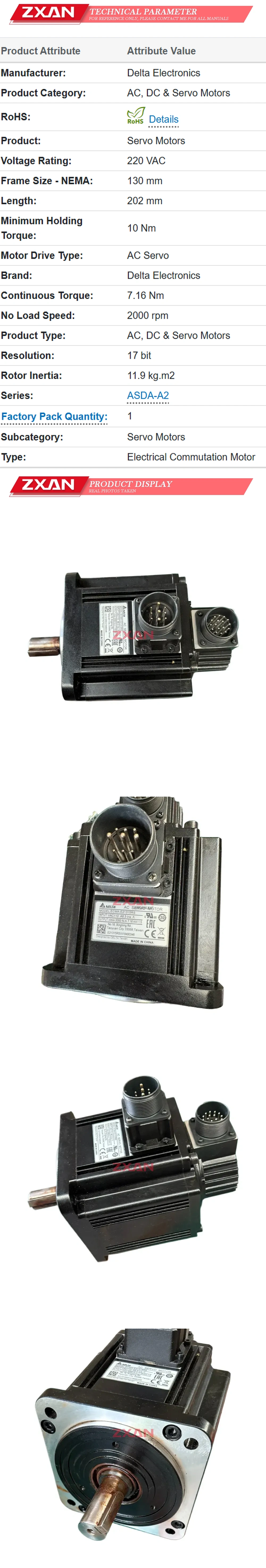 Delta ECMA-E21315RS Description