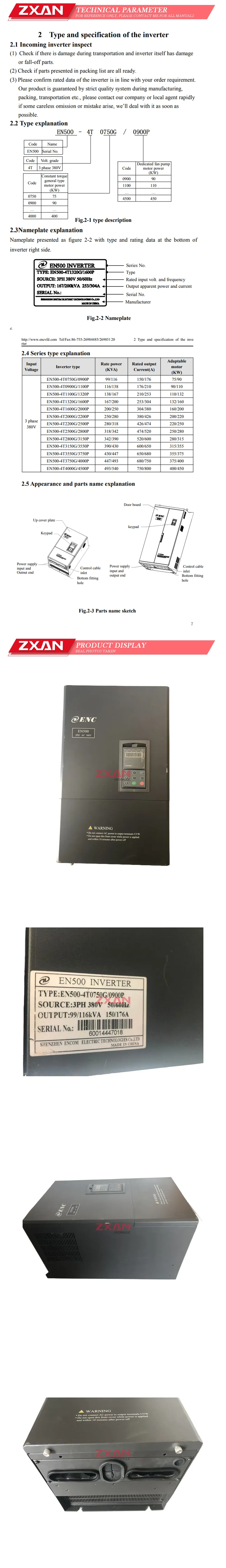 ENC EN500-4T0750G/0900P Description