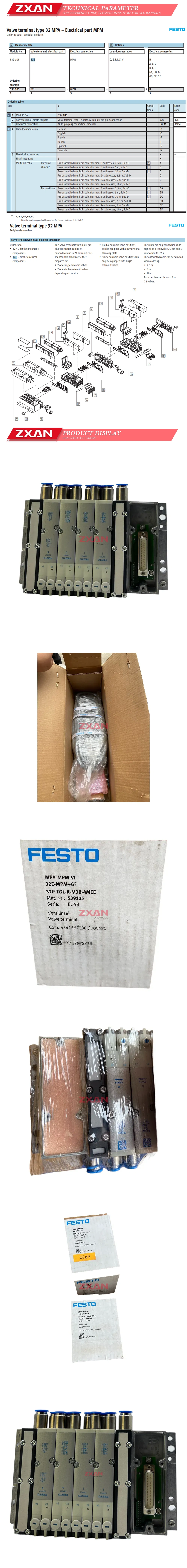 Festo 32E-MPM+GF 32P-TGL-R-M3B-4MEE Description