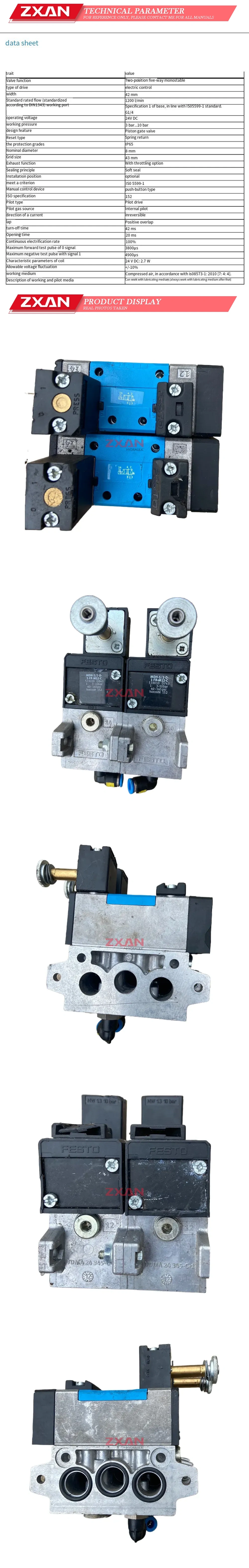 Festo MDH-5/2-D-1-FR-M12-C Description