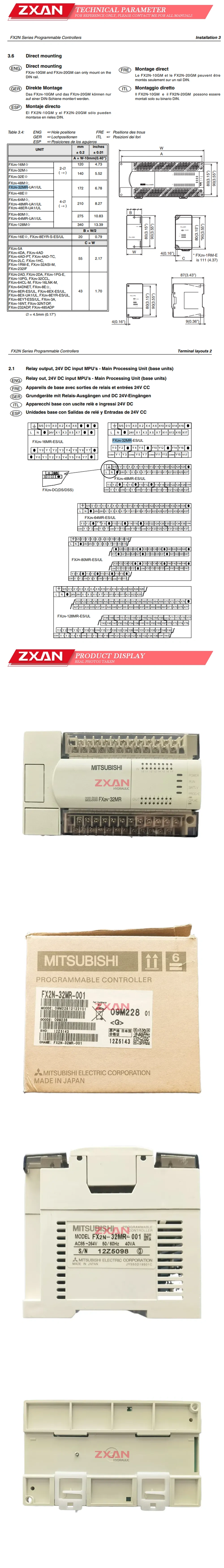 Mitsubishi FX2N-32MR-001 Description