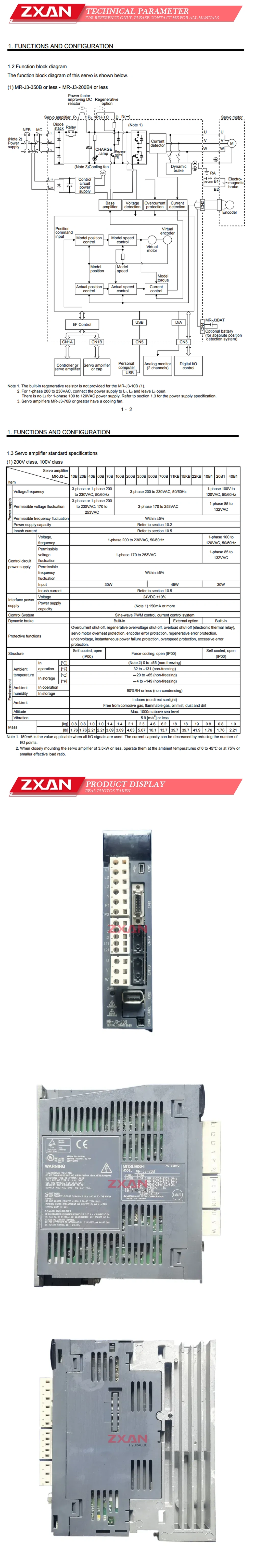 Mitsubishi MR-J3-20B Description