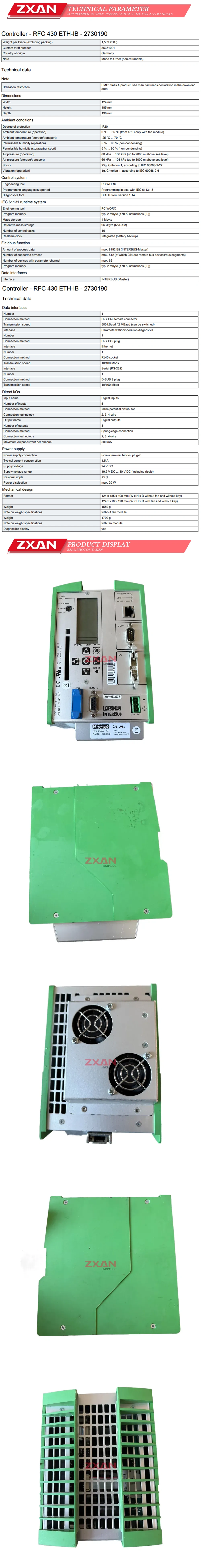 Phoenix Contact 2730190 RFC 430 ETH-IB Description