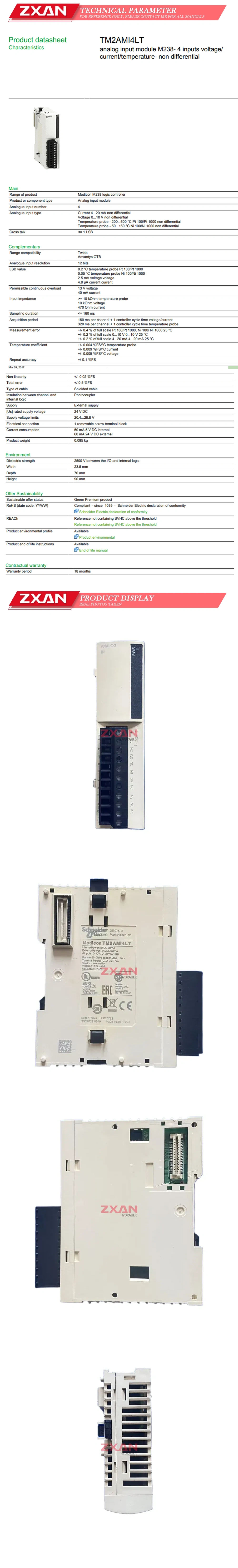 Schneider TM2AMI4LT Description