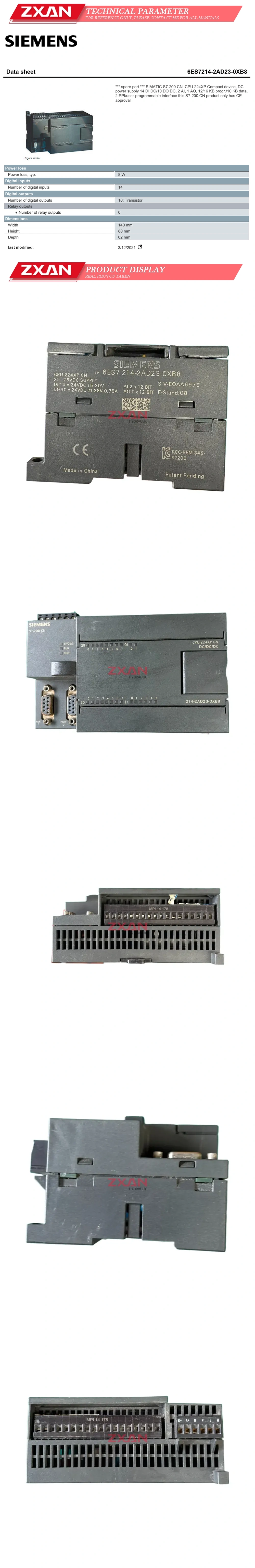 Siemens 6ES7 214-2AD23-0XB8 Description