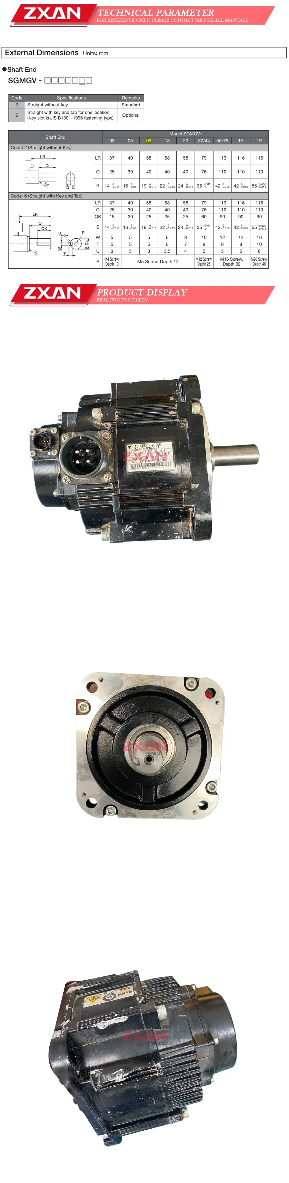 Yaskawa SGMGV-09ADC61 Description