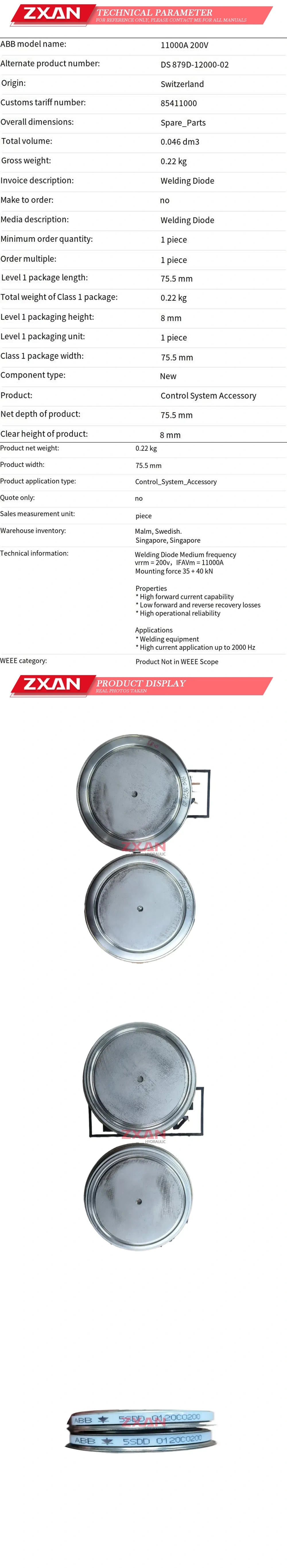 ABB 5SDD0120C0200 Description