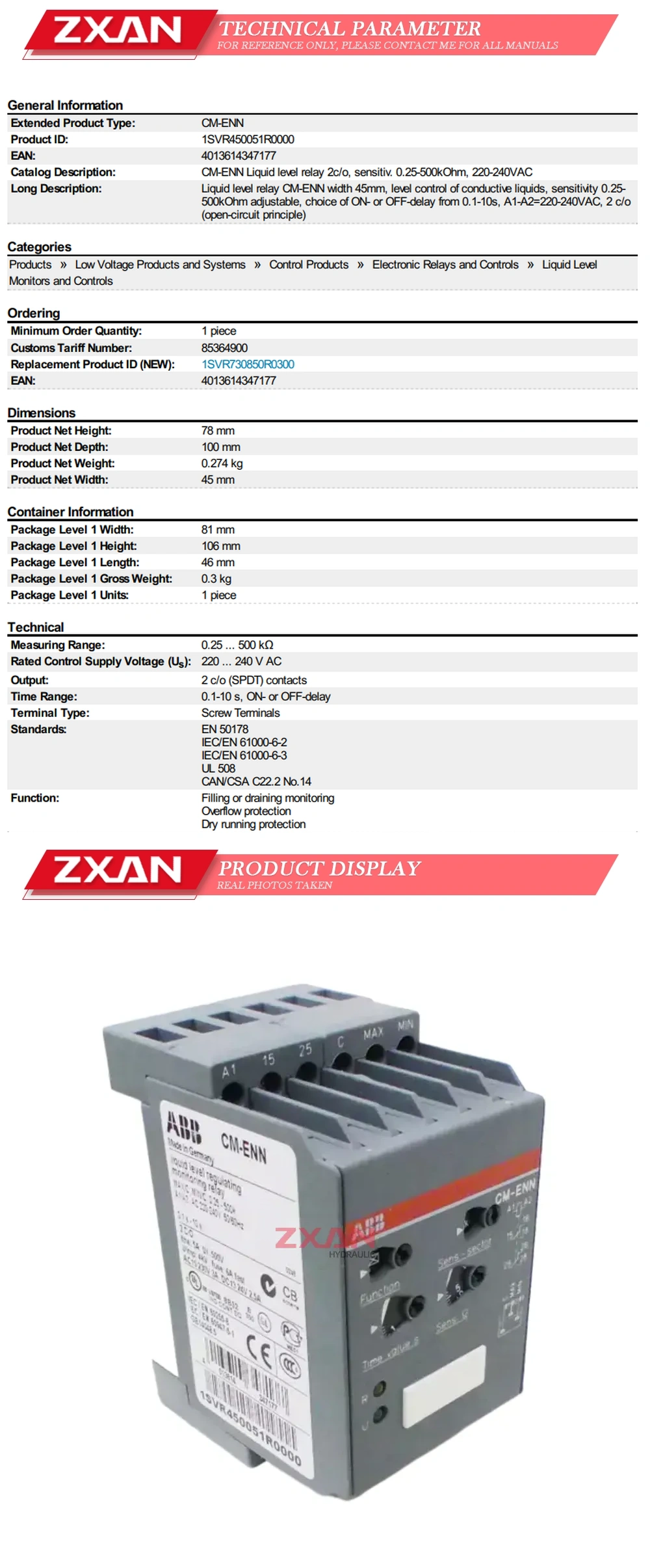 ABB CM-ENN Description