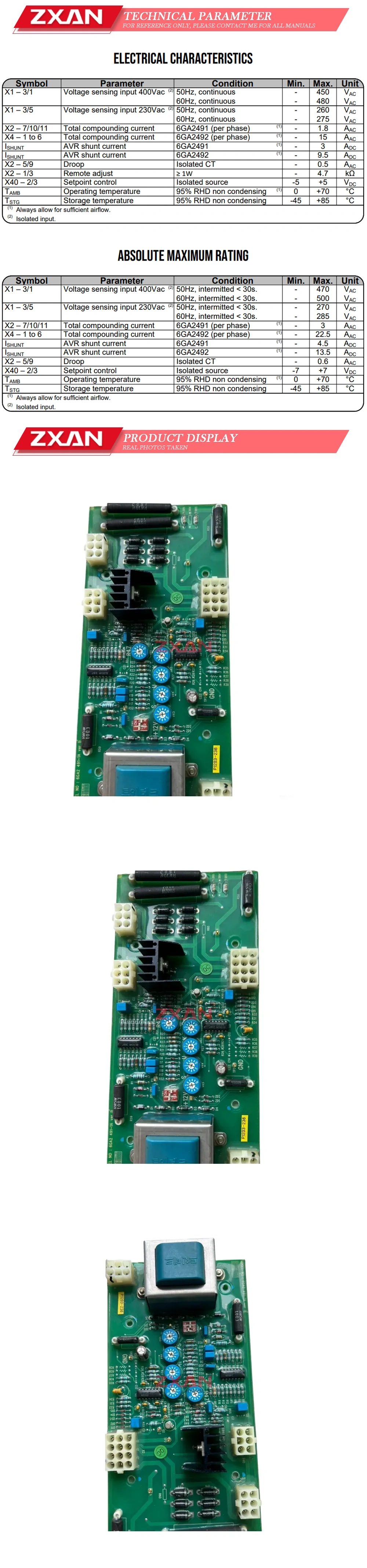 AVR 6GA2-491-1A Description