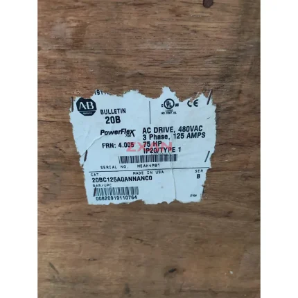 Allen-bradley 20BC125A0ANNANC0