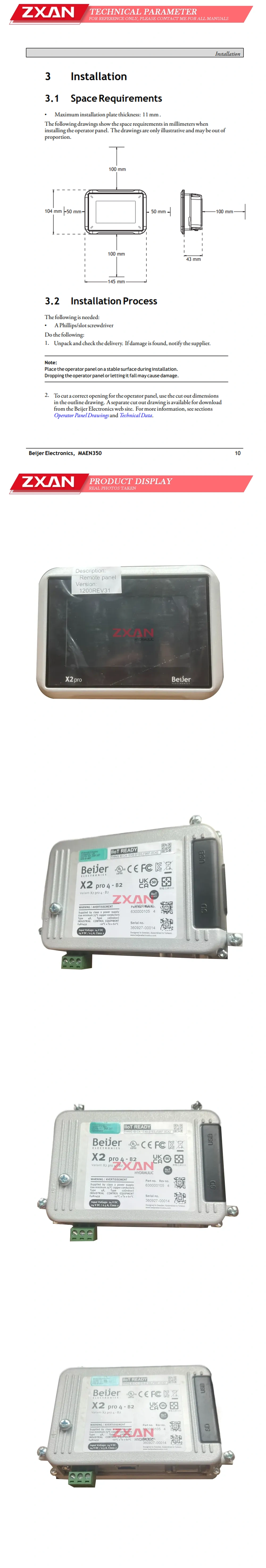 Beijer   X2 Pro 4-B2 Description