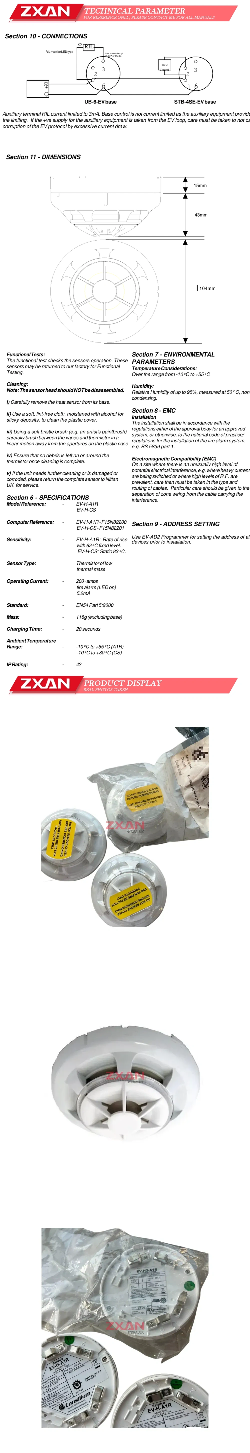 Consilium EV-H-A1R Description