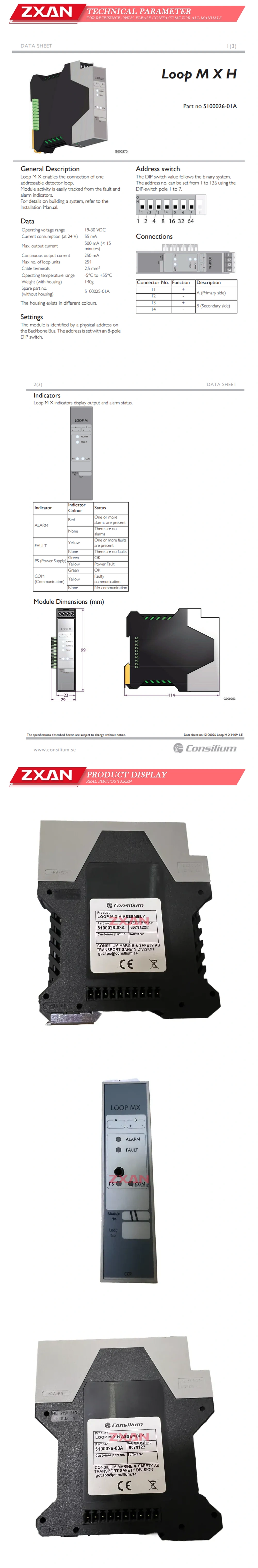 Consilium LOOP MX H ASSEMBLY Description
