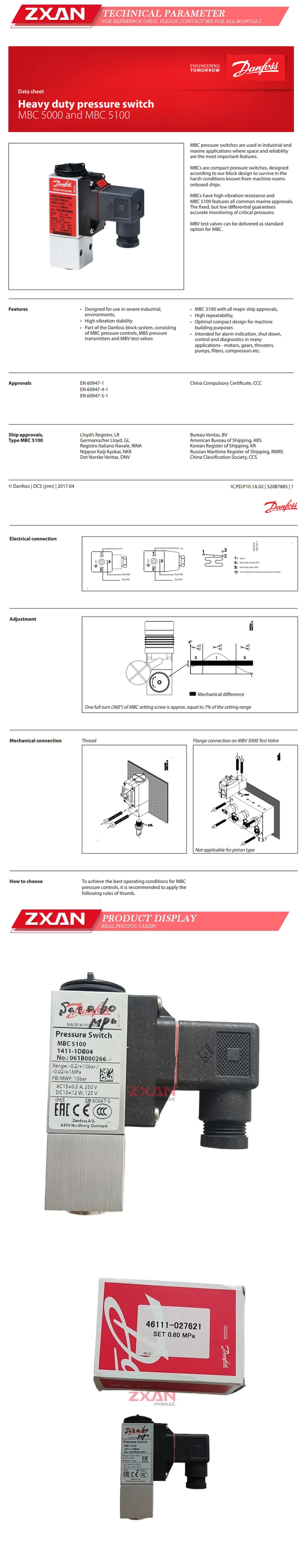 DANFOSS MBC5100 061B000266 Description