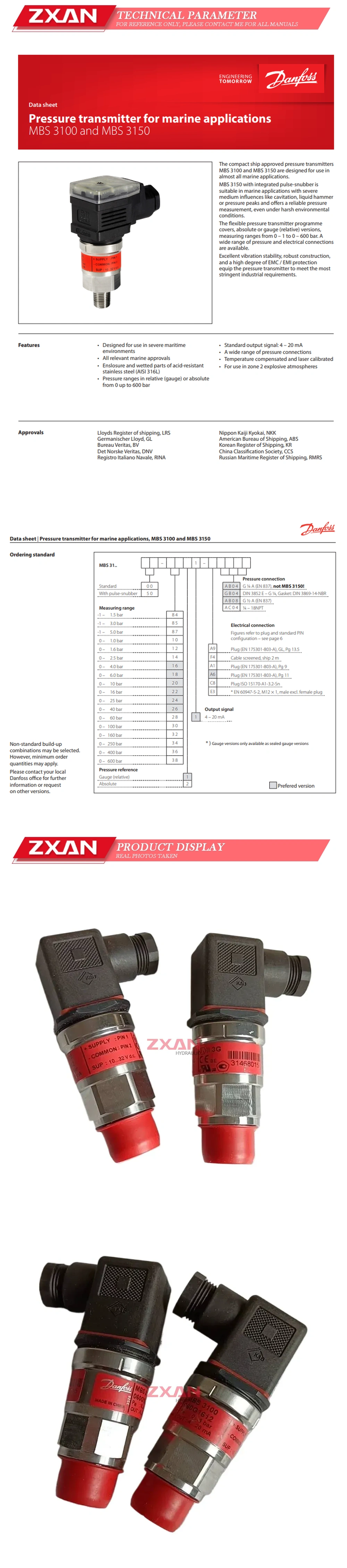 DANFOSS MBS3100 Description