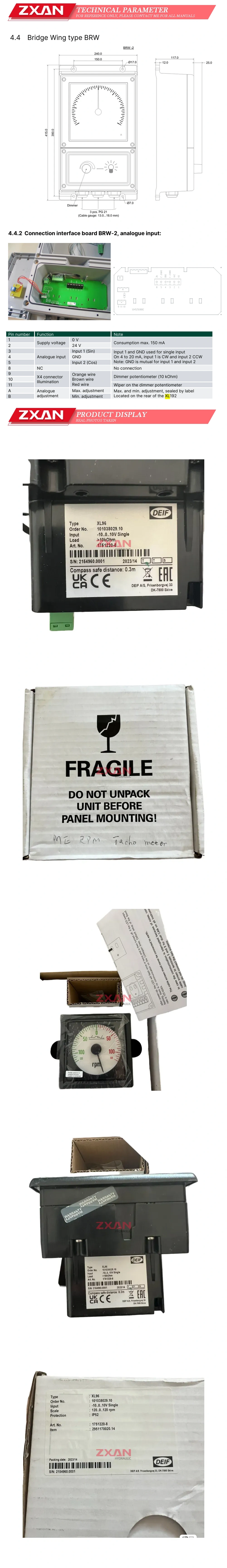 DEIF XL96 Description