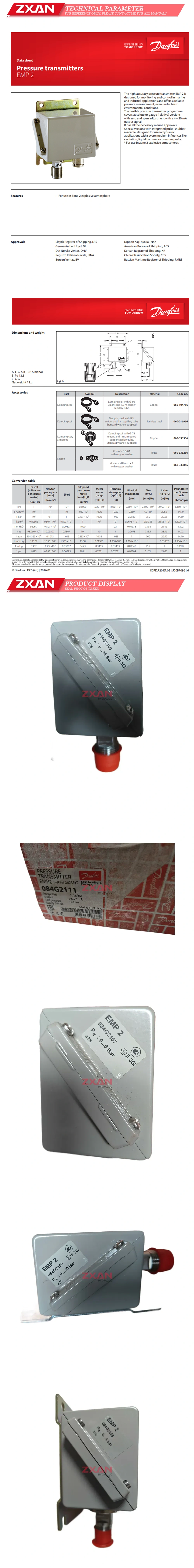 Danfoss EMP2 084G2111 Description