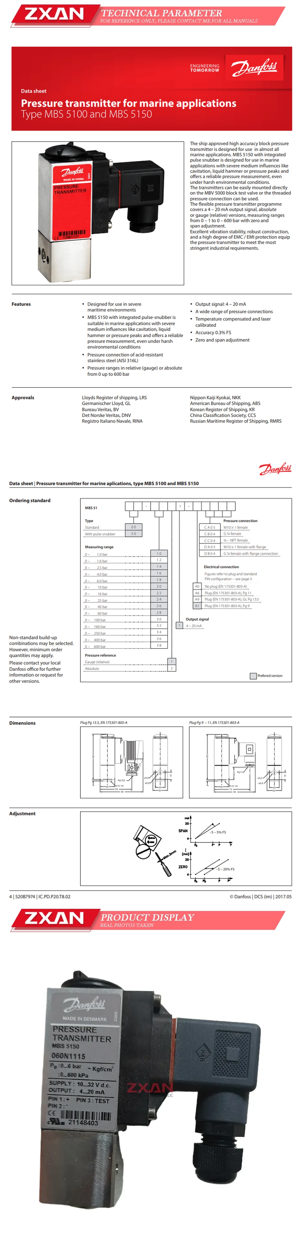 Danfoss MBS 5150 060N1115 Description
