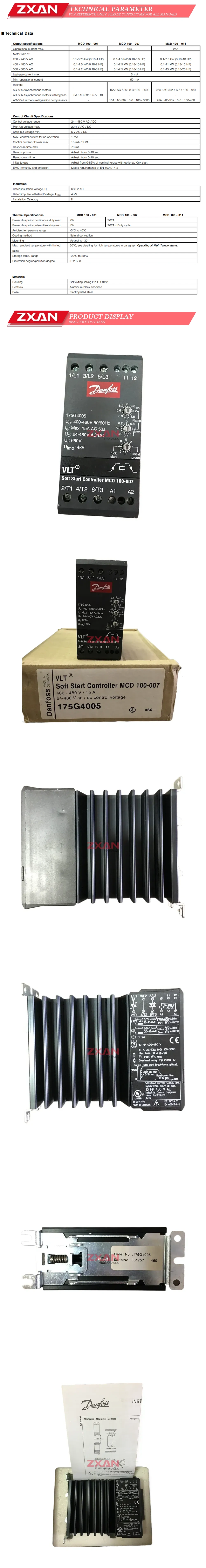 Danfoss MCD 100-007 175G4005 Description