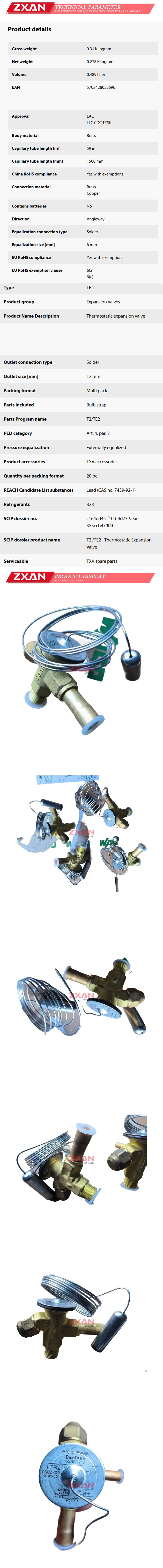 Danfoss TEB2 R23 Description