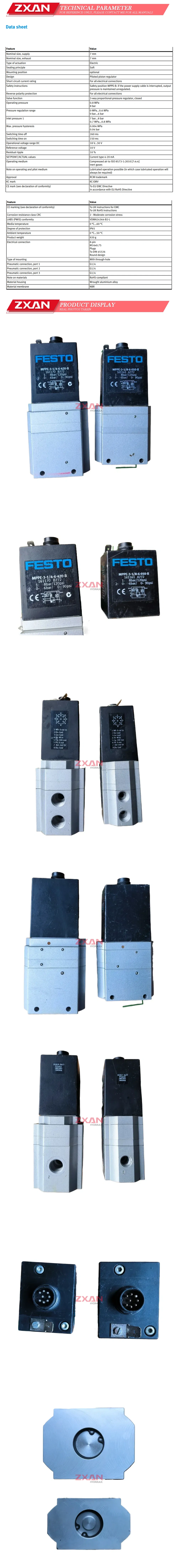 Festo MPPE-3-1/4-6-420-B Description