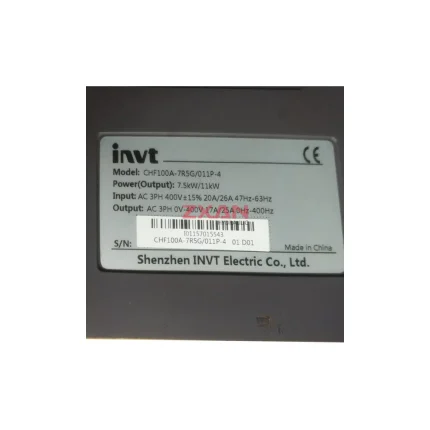 INVT CHF100A-7R5G/011P-4