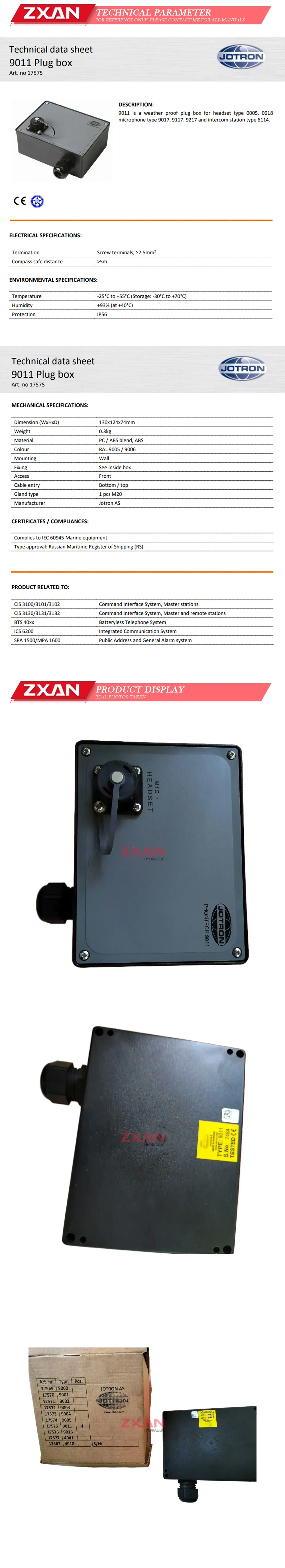 JOTRON   9011 Description