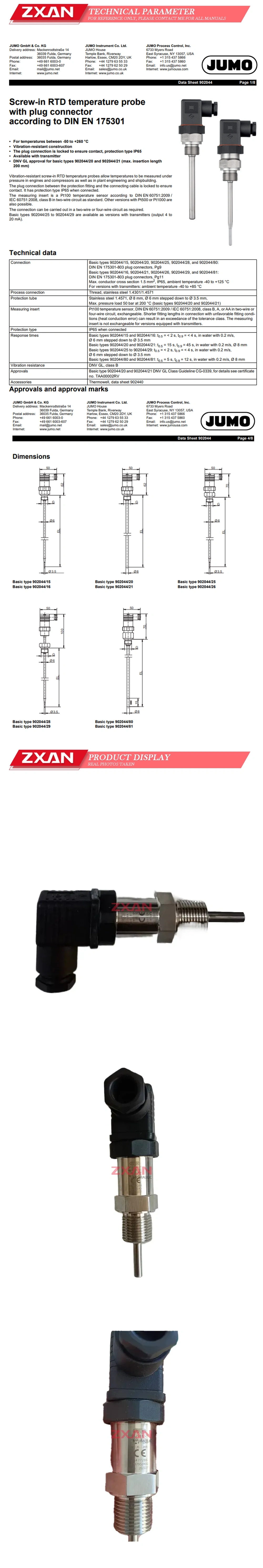 JUMO 902044/25 Description