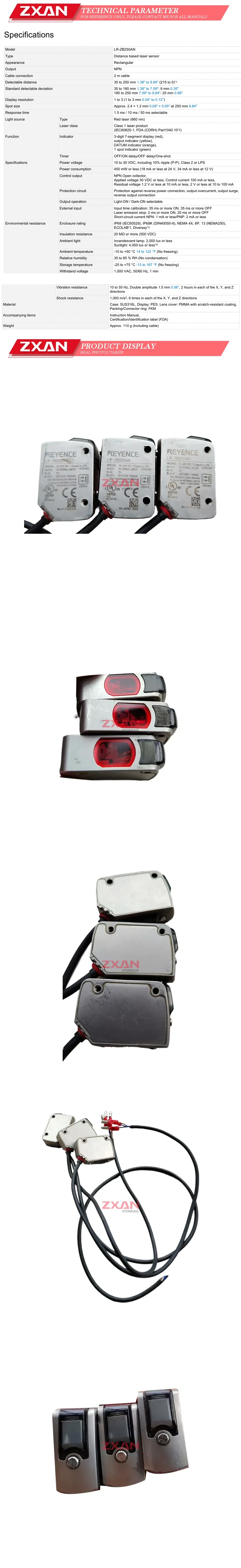 KEYENCE LR-ZB250AN Description
