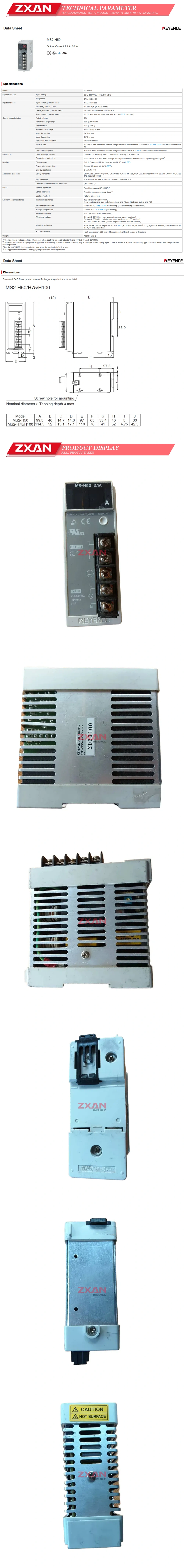 KEYENCE MS-H50 Description