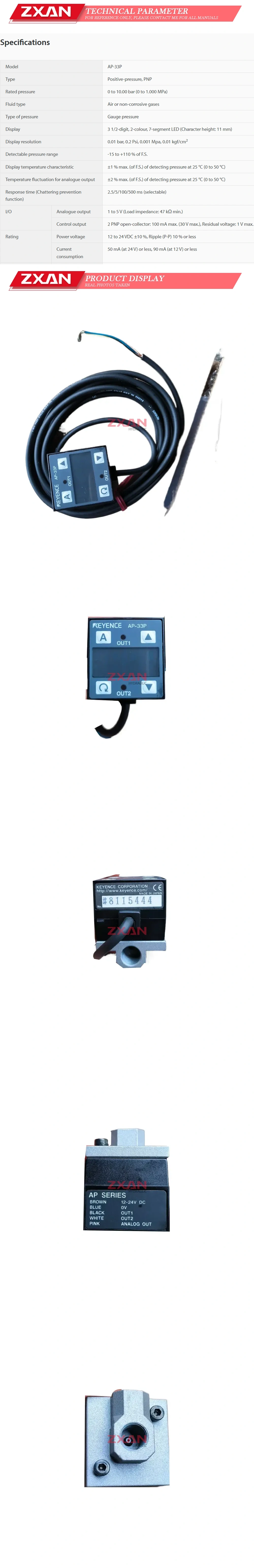 Keyence AP-33P Description