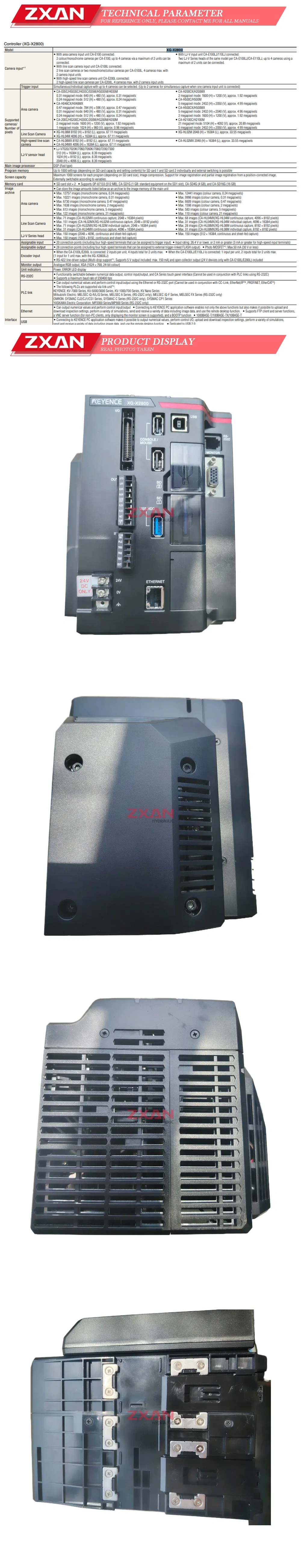 Keyence XG-X2800 Description