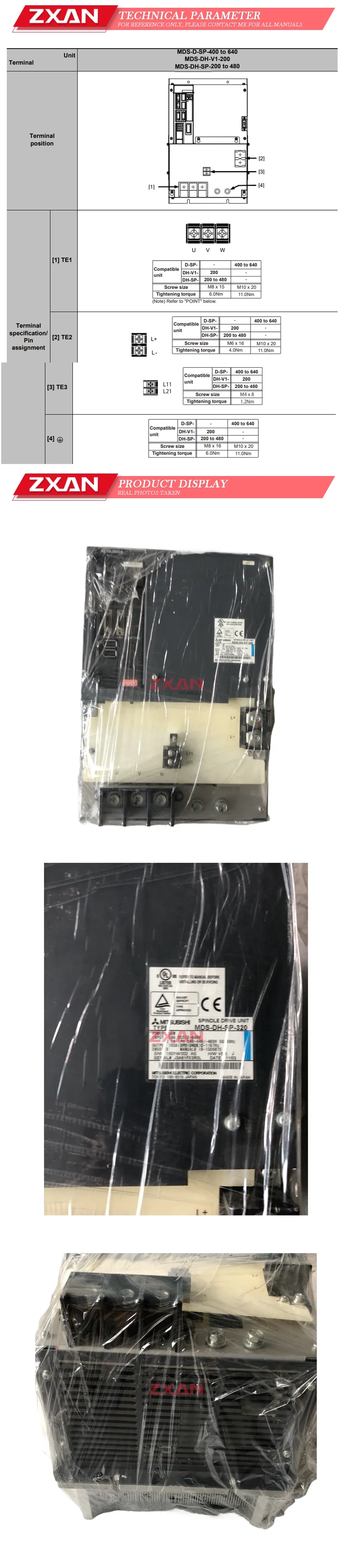 MITSUBISHI MDS-DH-SP-320 Description