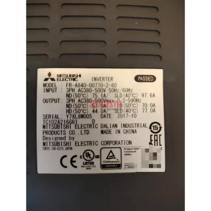 Mitsubishi FR-A840-00770-2-60