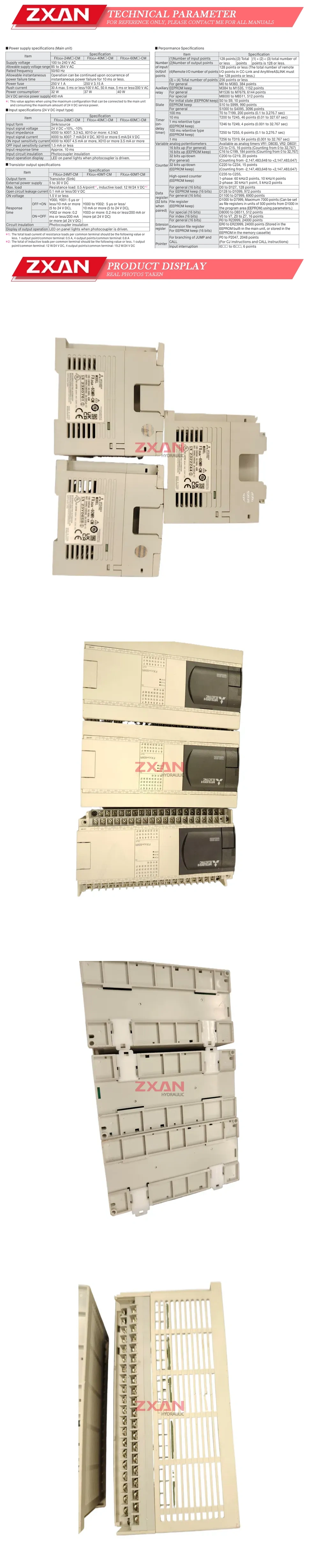 Mitsubishi FX3GA-60MR-CM Description