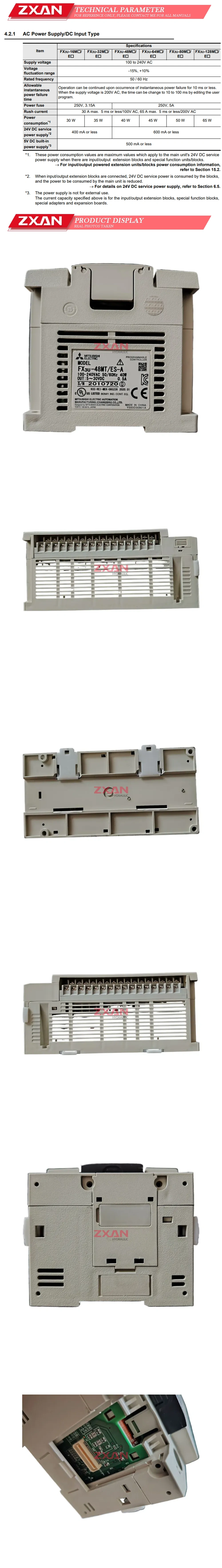 Mitsubishi FX3U-48MT/ES-A Description