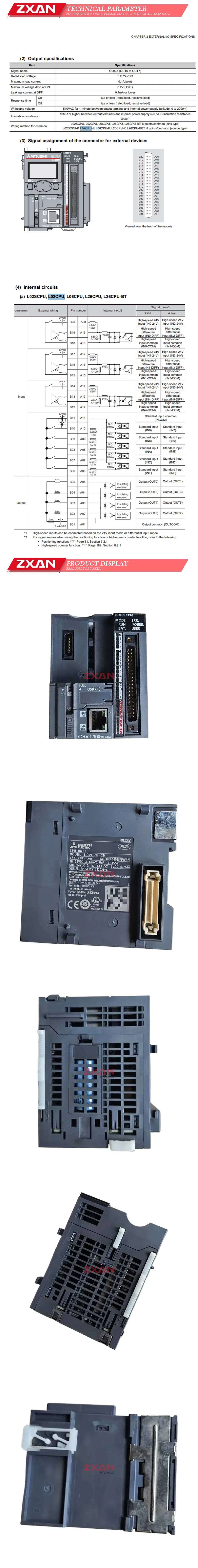 Mitsubishi L02CPU-CM Description