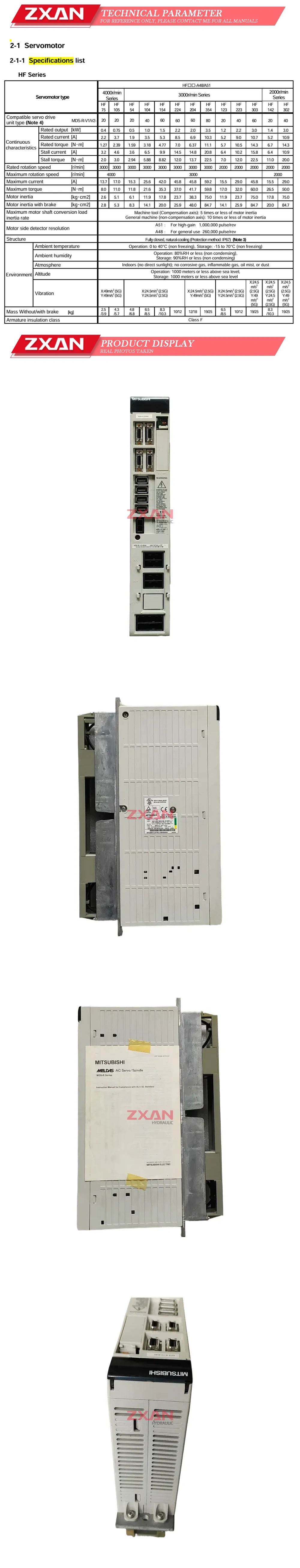 Mitsubishi MDS-R-V2-4040 Description
