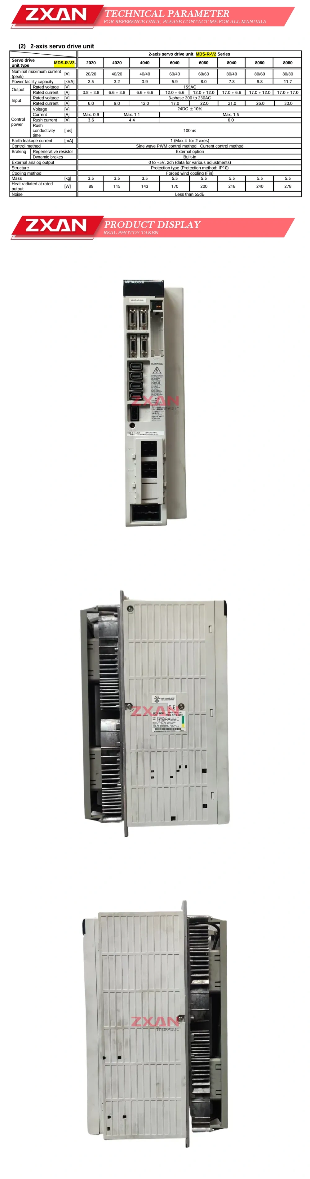 Mitsubishi MDS-R-V2-6060 Description