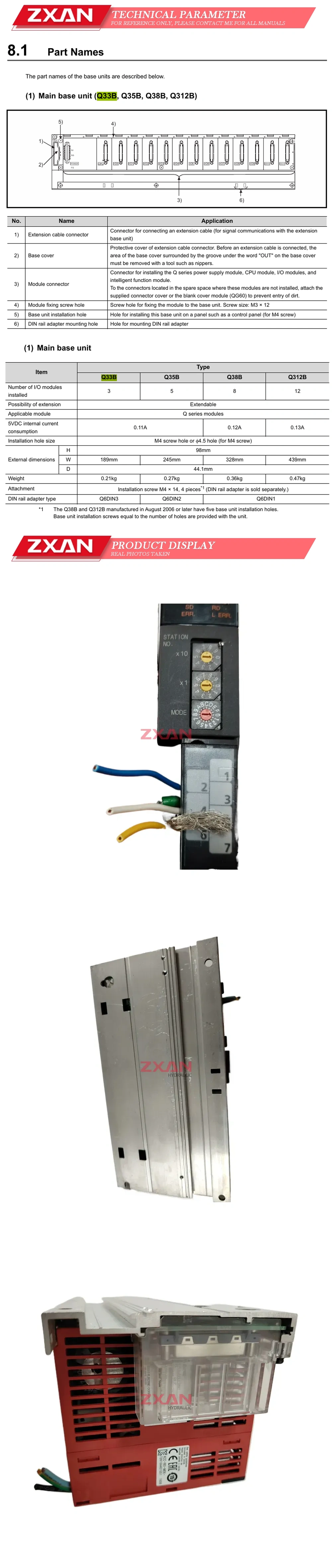 Mitsubishi Q33B Description