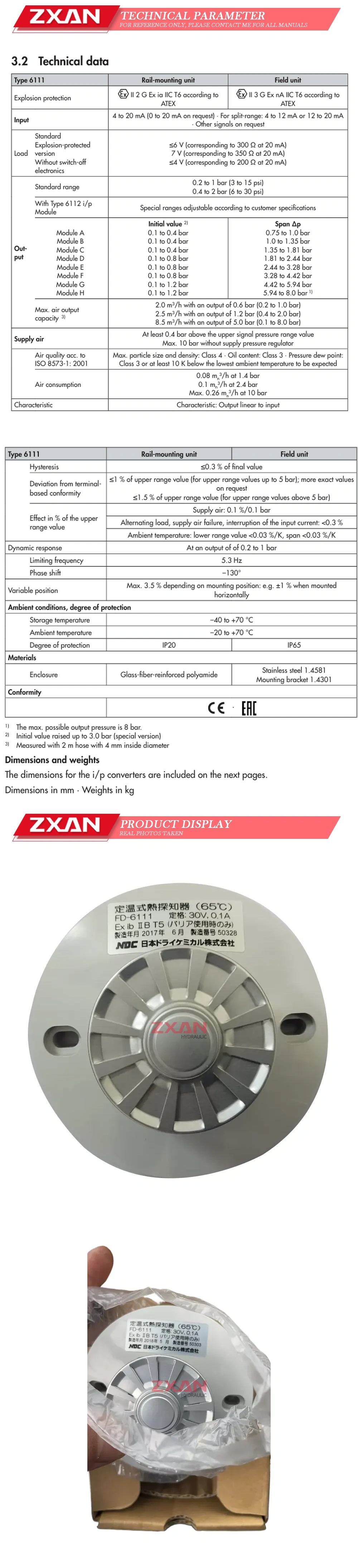 NDC FD-6111 Description