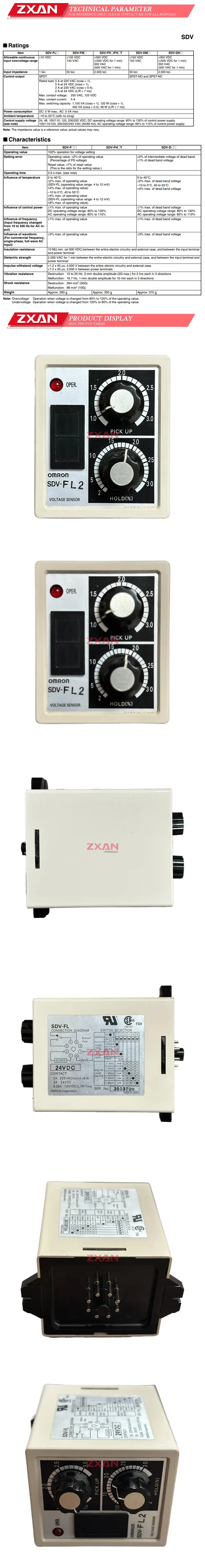 OMRON SDV-FL2 Description