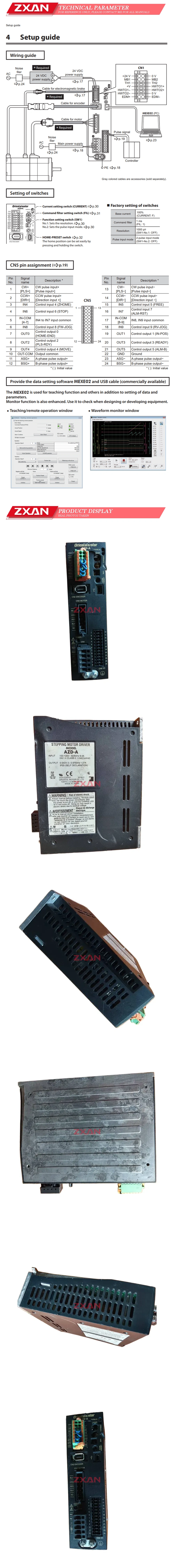 ORIENTAL MOTOR AZD-A Description