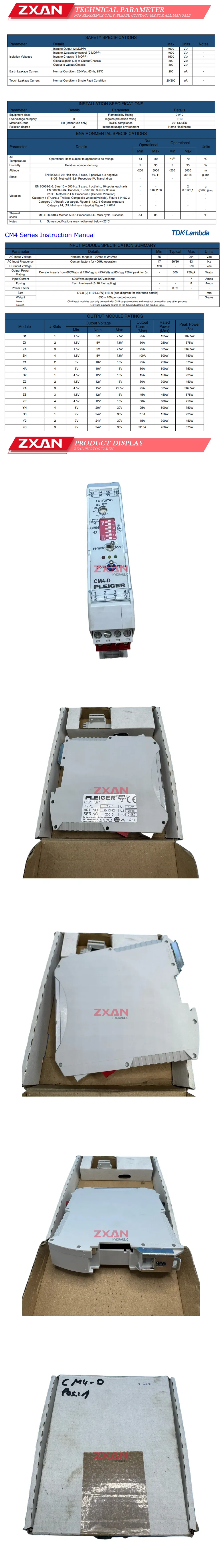 PLEIGER CM4-D Description
