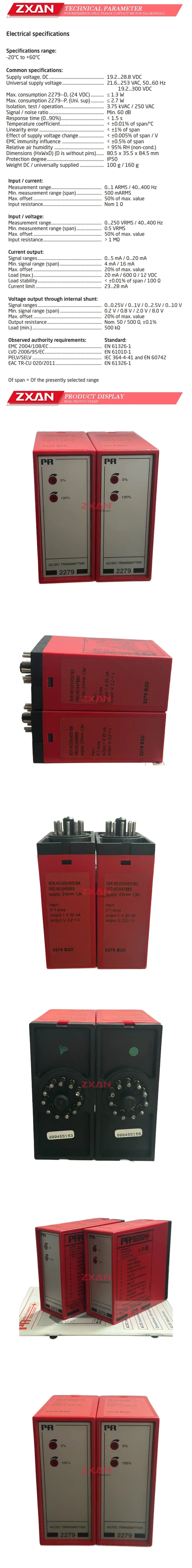 PR electronics 2279B2D Description