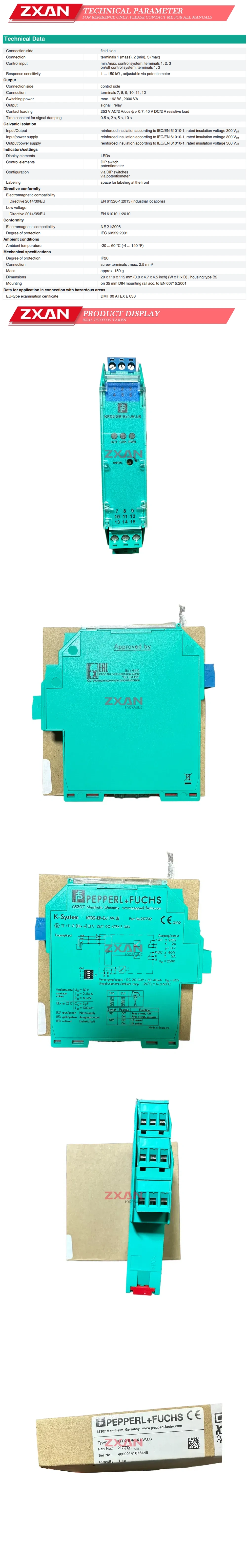 Pepperl+Fuchs KFD2-ER-Ex1. W.LB Description