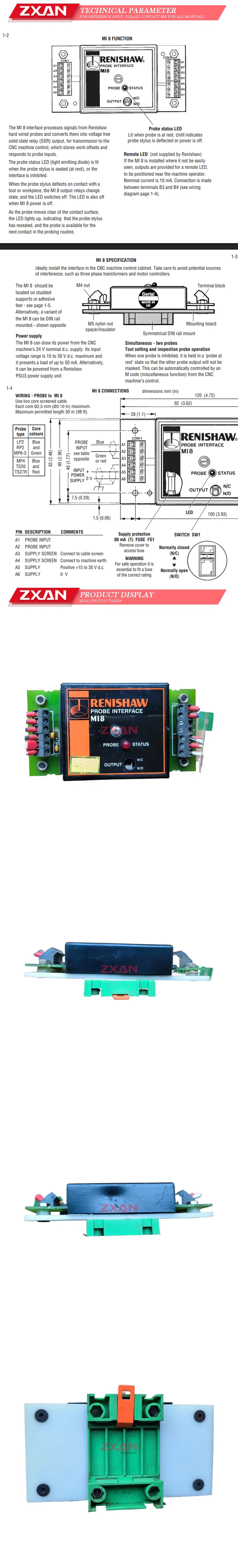 Renishaw MI8 Description